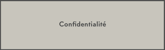 Confidentialité
